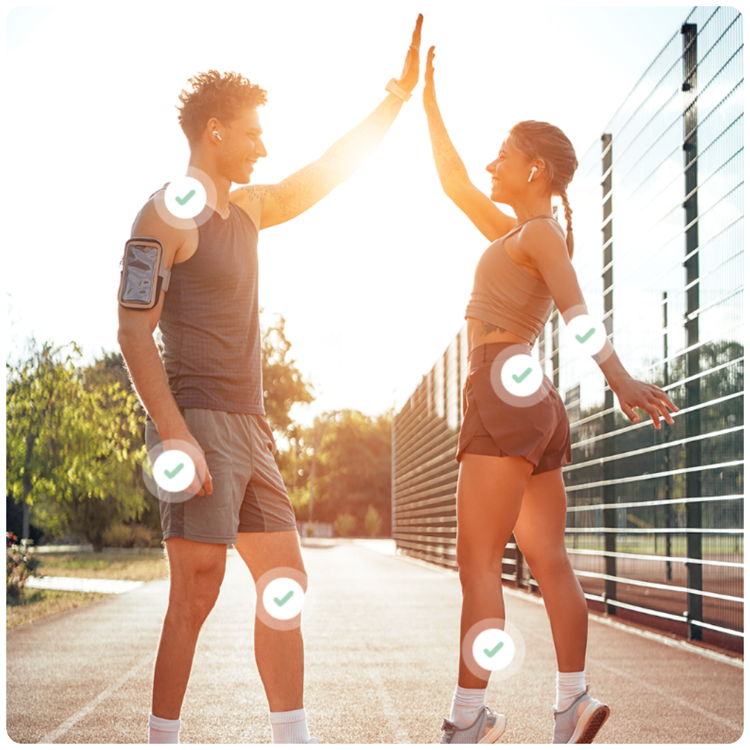 Active individuals demonstrating improved mobility and recovery after shockwave therapy treatment in Lafayette and Abbeville